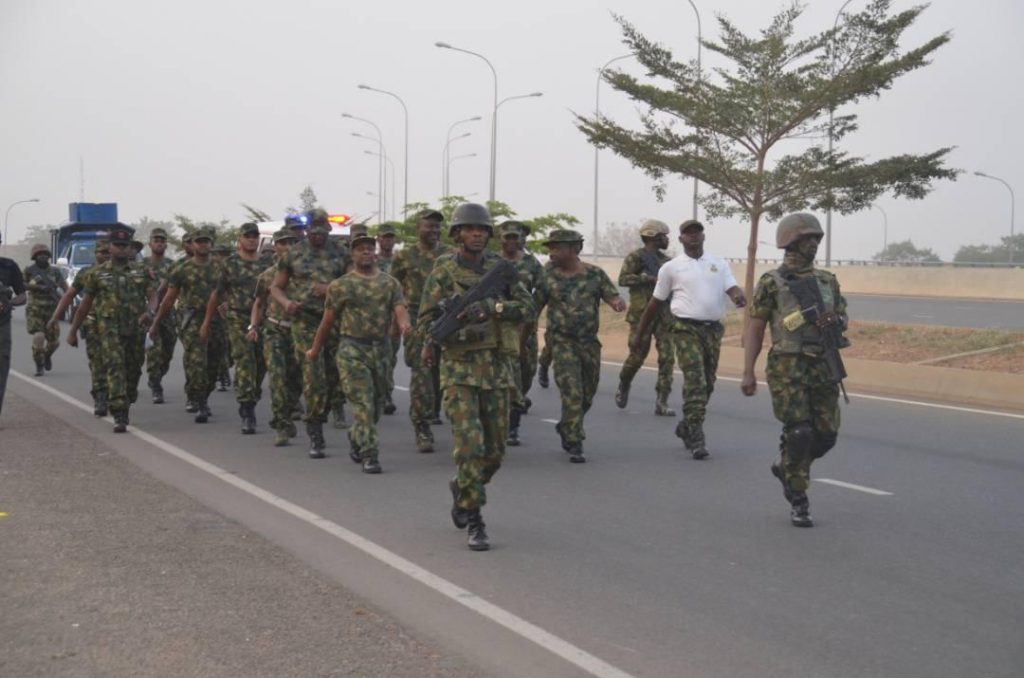 10 Kilometer First Quarter Route March: CAS Leads NAF Personnel in Abuja.