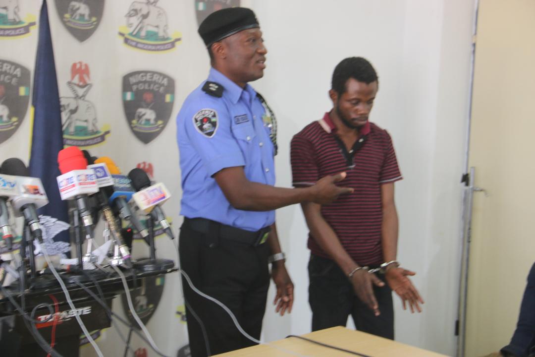 The Fraudster being Paraded by FPRO