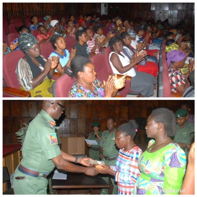Nigerian Army Distributes N200, 000 each to 95 Widows of fallen heroes in Enugu
