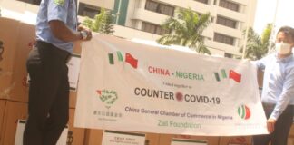 COVID-19: China Donates PPEs to Nigerian Police Force