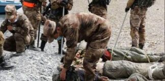 20 Indian soldiers killed, 43 Chinese troops injured or dead after brutal hand-to-hand fighting with stones and batons broke out at border point in Kashmir