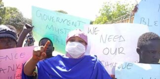 Woman leads protest in Kankara over abduction of 333 schoolboys