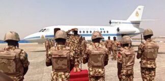 CDS, Service Chiefs storm Maiduguri