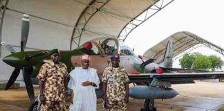 Excitement as A-29 Super Tucano Aircrafts Arrives Nigeria