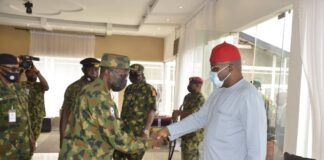 Gen Iraboh takes security parley to South East, says military in forefront of redressing security threats