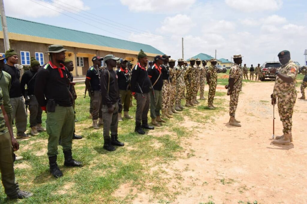 War on Terror: Theatre Commander charges troops to remain focused, holds parley with CJTF, NURTW in Damaturu