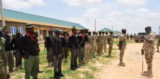 War on Terror: Theatre Commander charges troops to remain focused, holds parley with CJTF, NURTW in Damaturu