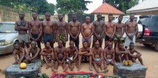 Police parade 26 IPOB/ESN members for attacks on Governor Uzodinma’s hometown, Njaba Police station