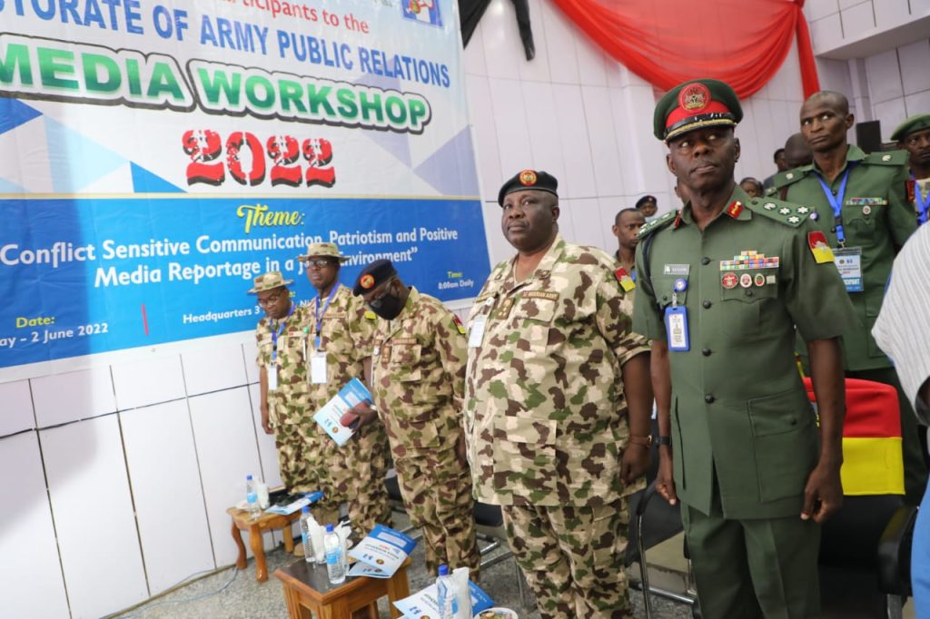 Army Chief to Nigerian Media: Be Patriotic on Issues of National Security
