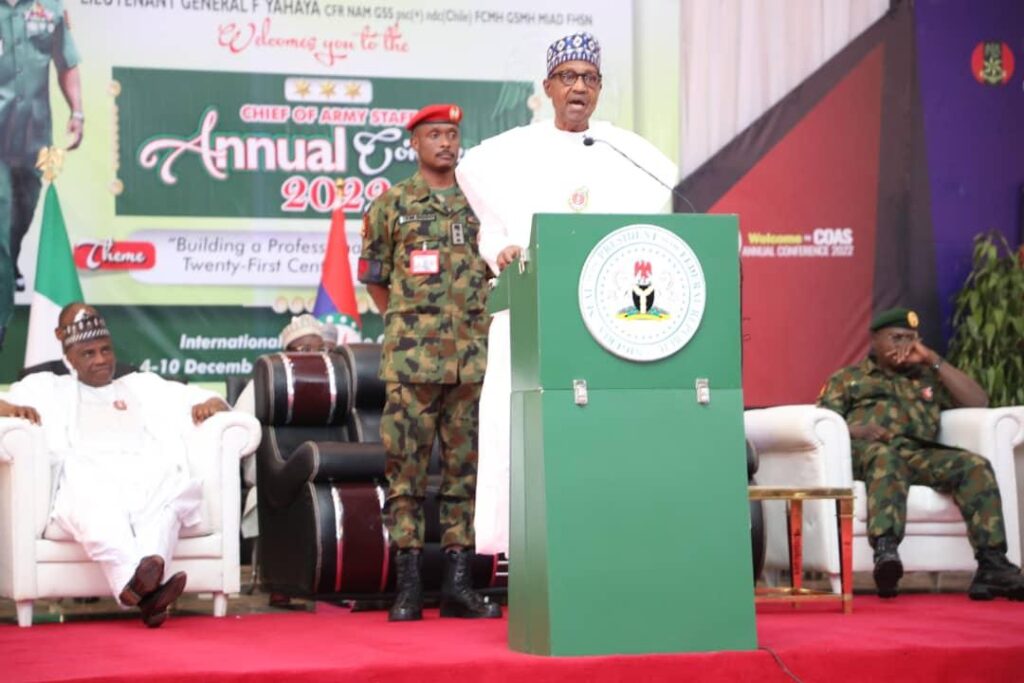 Modernization of Nigerian Army to be sustained through activation of army aviation, says President Buhari