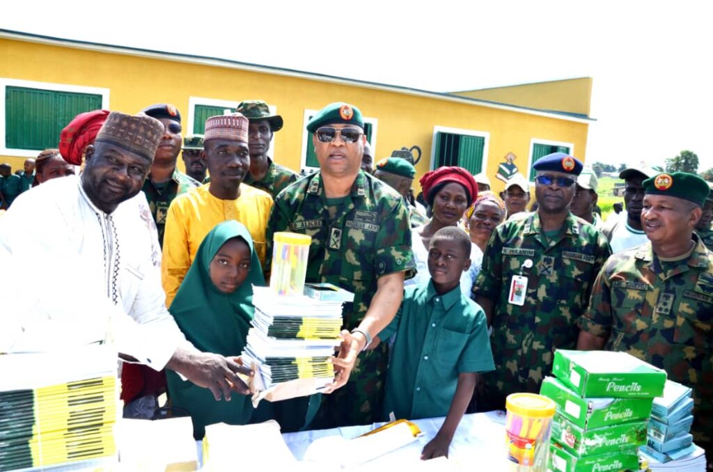 TRADOC Commander commissions remodeled Army Children School, donates education materials