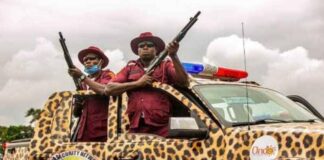 Amotekun officer abducted by armed bandits in Oyo