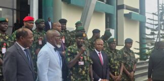 COAS lauds security improvement in Enugu during courtesy visit to governor