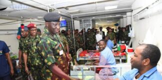 You’ll Heal Stronger — COAS Tells Wounded Troops as He Lifts Spirits During Hospital Visit