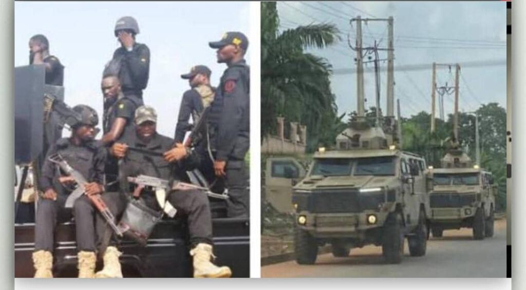 Joint security forces conduct raid operation in Imo