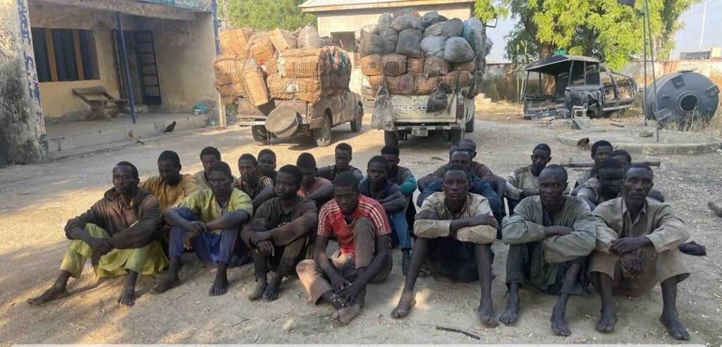 Troops  arrest 22 suspected terrorist logistics suppliers in Mafa, seize smoked fish consignment