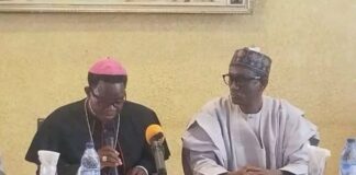 NSA Ribadu visits Kontagora Bishop, pledges swift rescue of abducted Niger schoolchildren