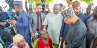 Gov. Uba Sani visits scene of Kurmin Wali attack,vows to free captives