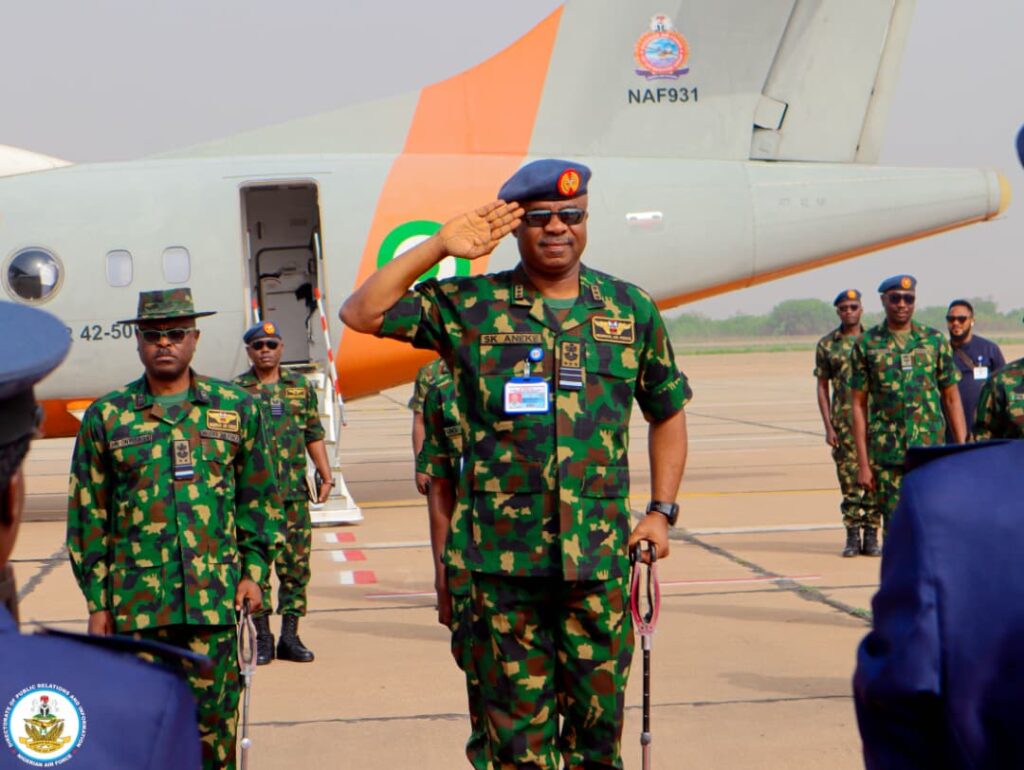 Air Marshal Aneke Rallies Air Force as ‘Operation Savannah Shield’ Takes Off in Kwara