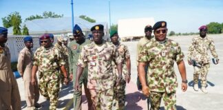 COAS Orders Relentless Offensive Against Terrorists During Visit to North-East Theatre