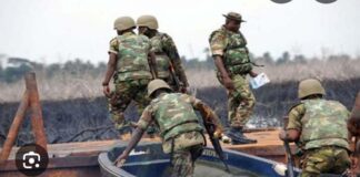 Troops intercept 660 litres of suspected illegally refined AGO in Delta