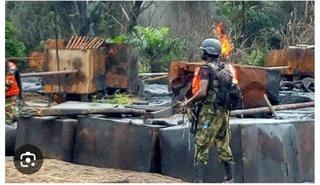 Troops intercept 1,500 litres of illegally refined AGO in Rivers