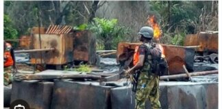Troops intercept 1,500 litres of illegally refined AGO in Rivers