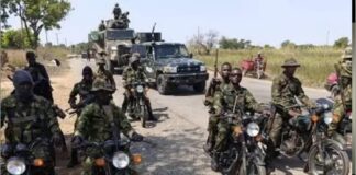 Security forces Conduct Show of Force In Jos, Bukuru During Church Services