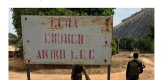 Kaduna: How Troops “Swift Response” Foiled Terrorists’ Attack On ECWA Church, Rescue 31 Hostages, Recovered Bodies Of 5 Victims