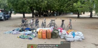 Troops Intercept ISWAP Logistics Supplies Along Banki–Kumshe Route in Borno