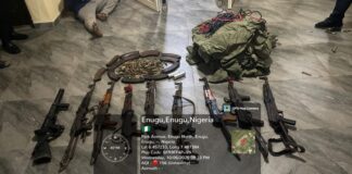 DSS, Army Raid ESN Armouries in Enugu, Recover Rocket Launcher, Rifles