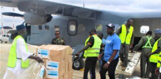 NAF Airlifts Sensitive Electoral Materials for Ekiti Governorship Poll, Nationwide By-Elections