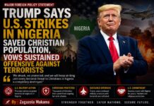 Trump Says U.S. Strikes in Nigeria Saved Christian Population, Vows Sustained Offensive Against Terrorists