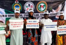 Borno Students Rally Behind Security Agencies, Reject Terrorism, Call for National Unity Against Boko Haram, ISWAP, Banditry