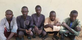 Troops, Hunters Arrest Five Suspected Kidnappers, Recover Firearms in Yobe