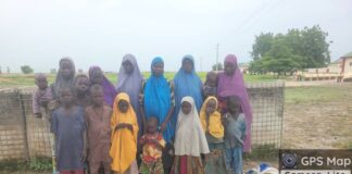 Seven ISWAP Fighters’ Family Members, 12 Children Flee Yaganari Enclave, Surrender to Troops