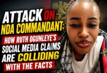 Attack on NDA Commandant: How Ruth Ogunleye’s Social Media Claims Are Colliding With the Facts