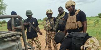 Troops Recover IED Materials, ISWAP Medical Supplies During Clearance Operation in Kareto