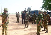 GOC 8 Division Inspects Front-Line Bases in Zamfara, Tasks Troops to Sustain Offensive