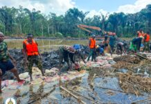 NAF Intensifies Crash Recovery at Igbokoda as Water Level Drops on Day 14