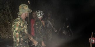 Troops storm suspected IPOB-linked camp across treacherous waters in Anambra, recover arms, explosives materials